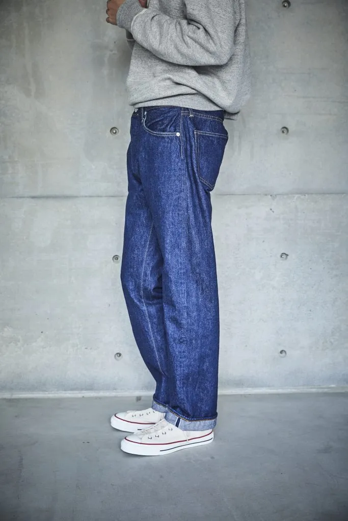 105 Standard Fit Selvedge Denim Jeans - Black Stonewash