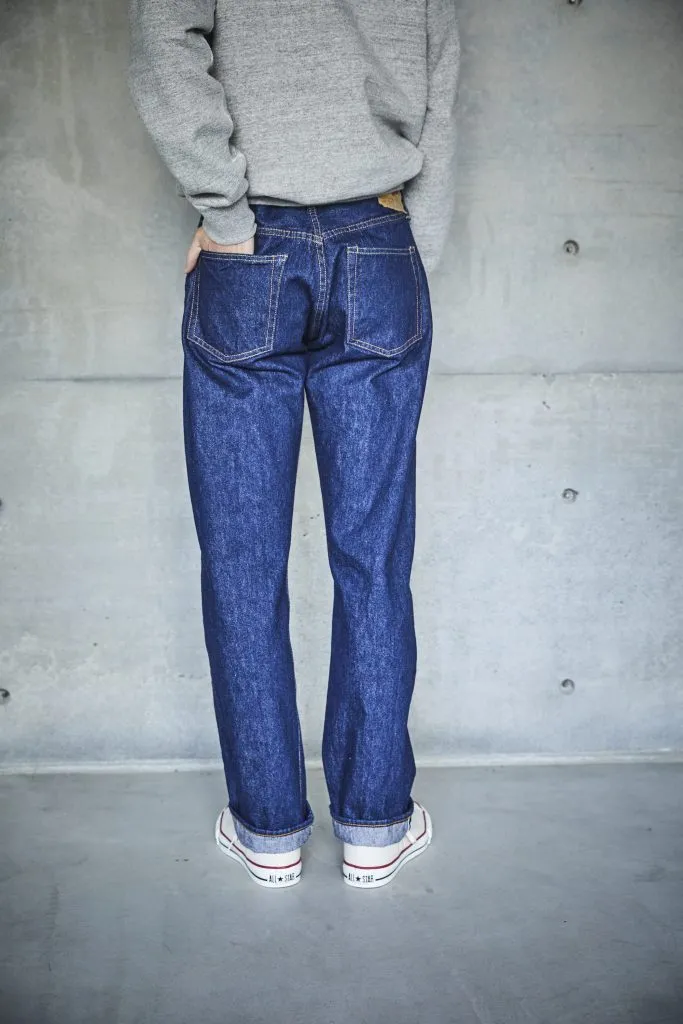 105 Standard Fit Selvedge Denim Jeans - Black Stonewash