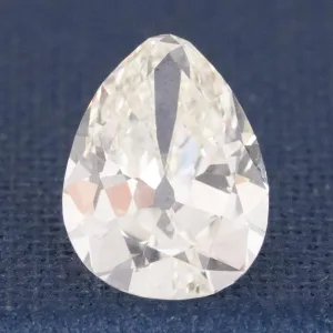 1.70ct Vintage Pear Cut Diamond GIA