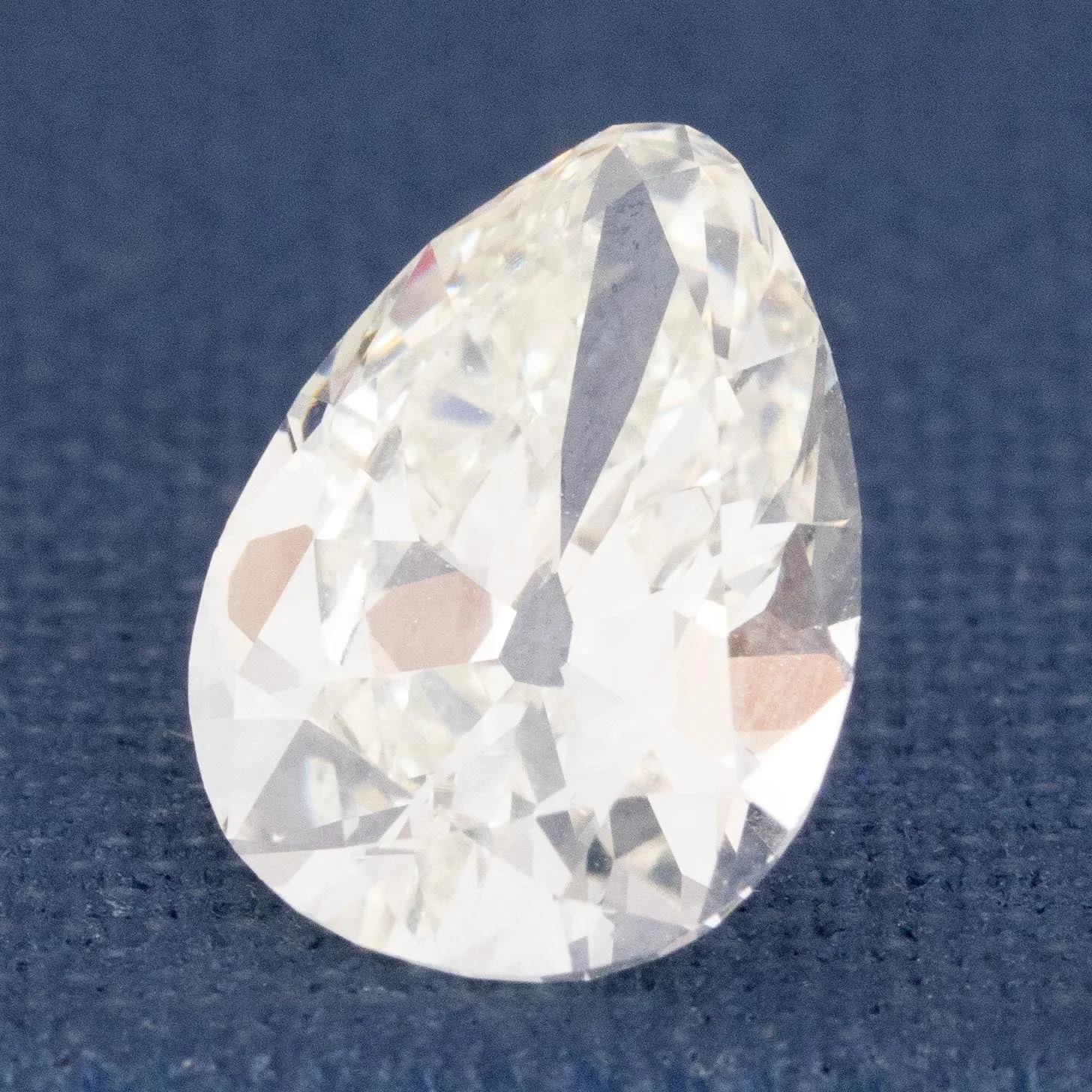 1.70ct Vintage Pear Cut Diamond GIA