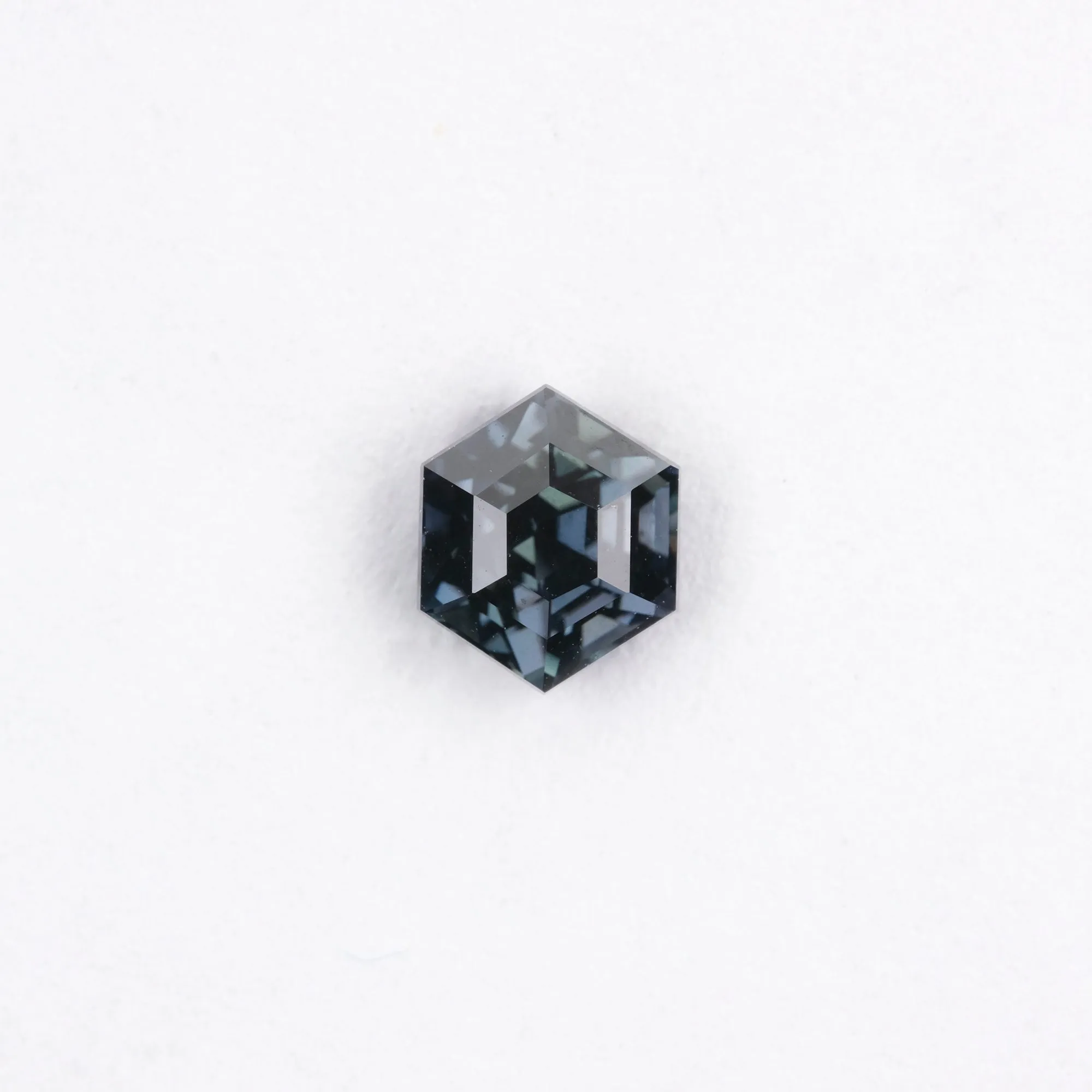 .71 Carat Blue Brilliant Cut Hexagon Sapphire