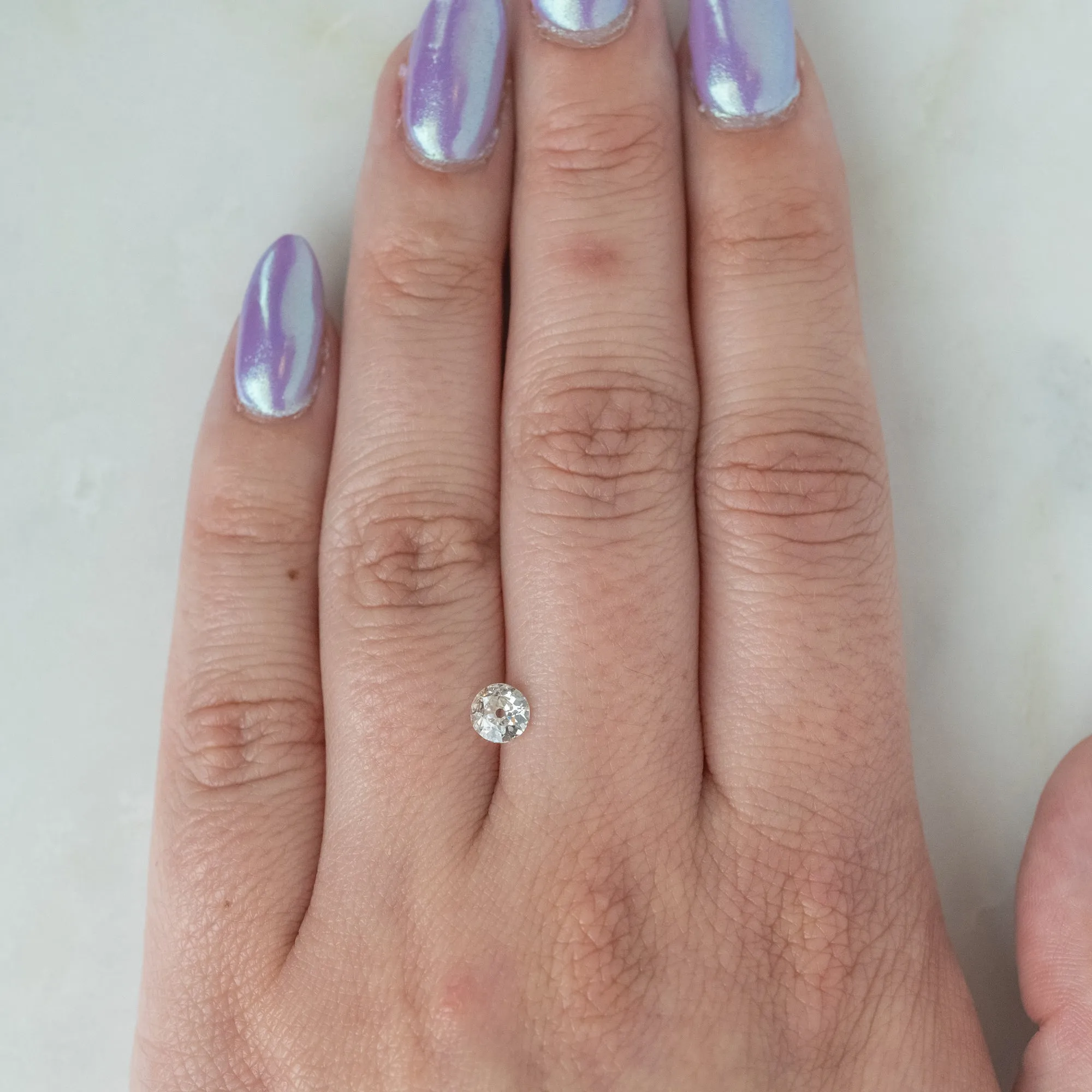 .73 Carat Clear European Cut Round Diamond Diamond