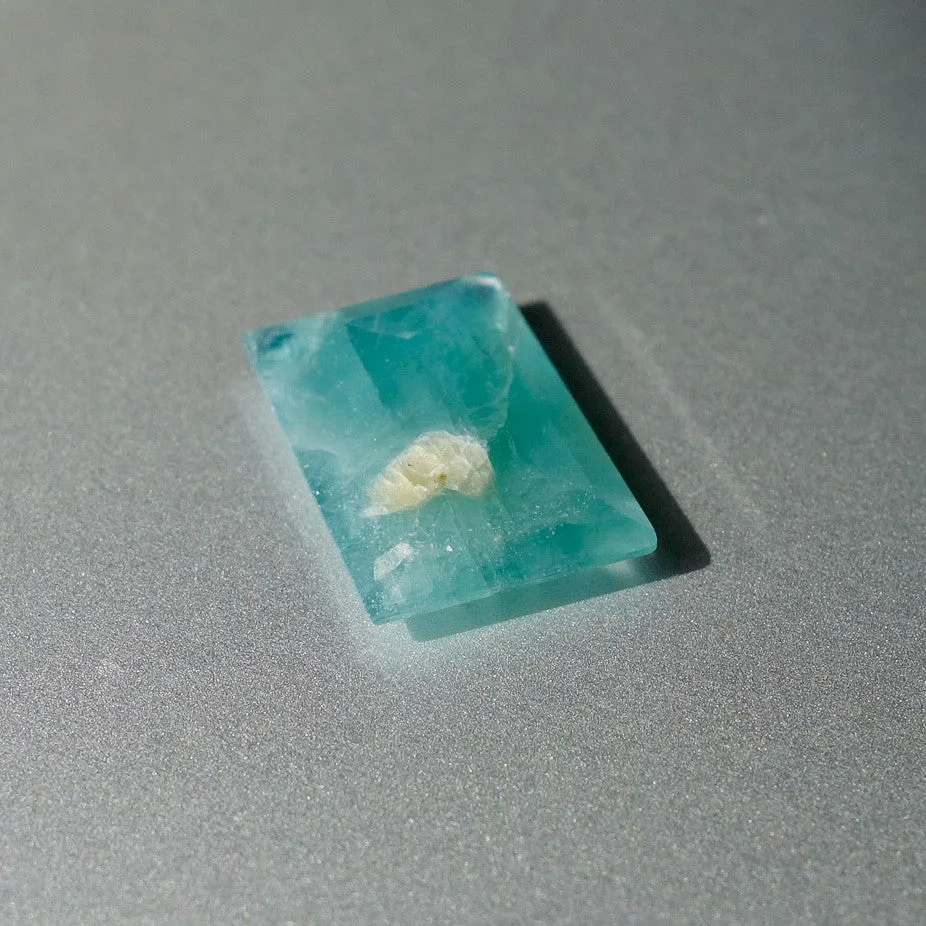 8.88 ct. Grandidierite, Rare, Translucent, Good Color, Step Cut