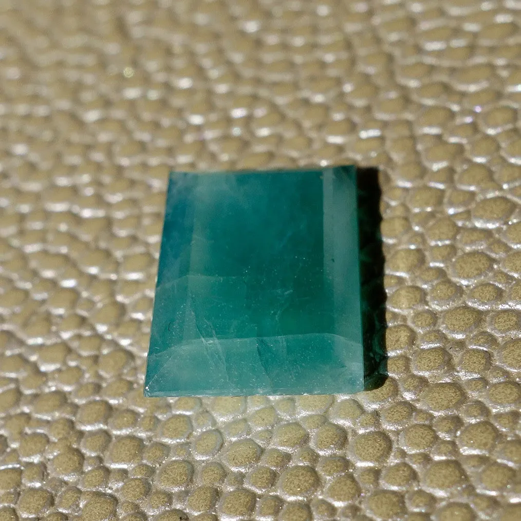 8.88 ct. Grandidierite, Rare, Translucent, Good Color, Step Cut