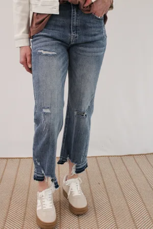 ABBEY HIGH RISE CROPPED STRAIGHT JEANS
