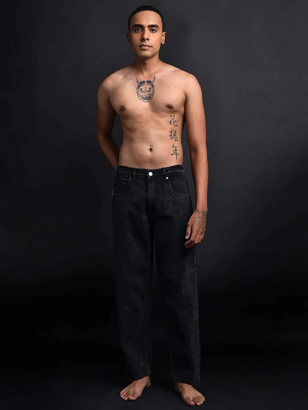 Acid Wash Baggy Jeans