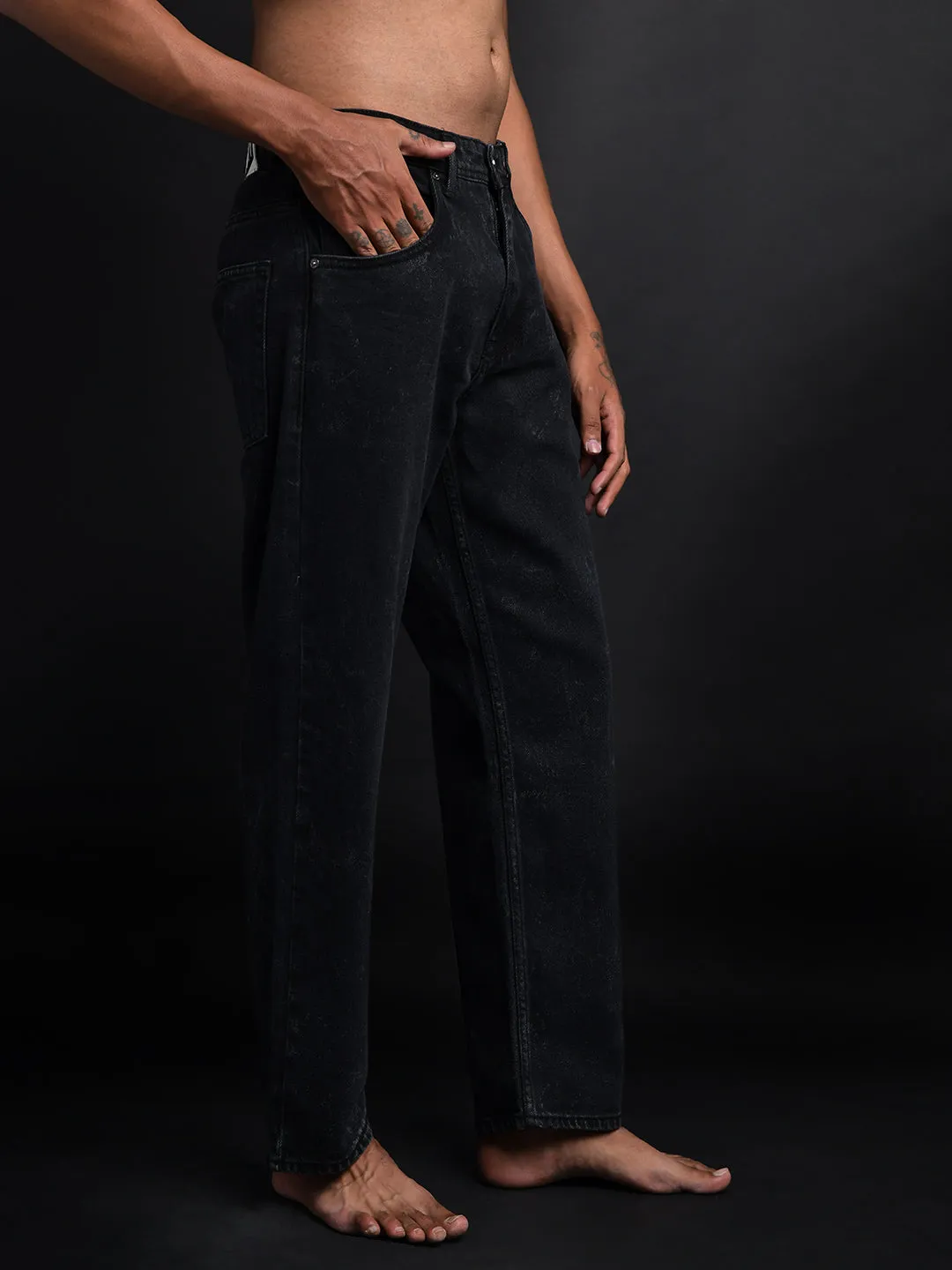 Acid Wash Baggy Jeans