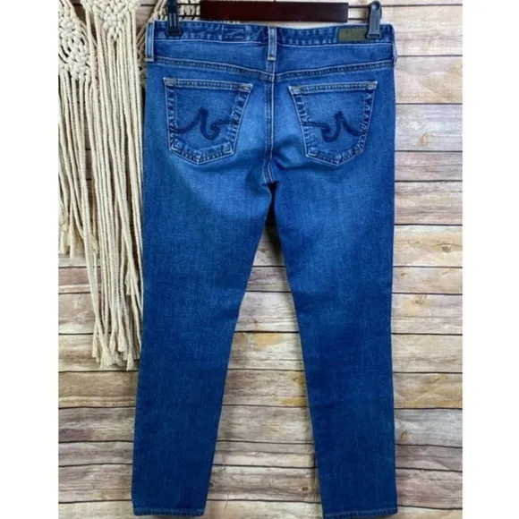 AG Adriano Goldschmied | Medium Wash Skinny Stretch Ankle Jeans