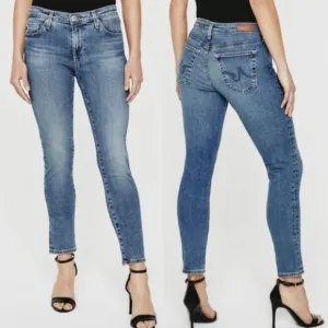 AG Adriano Goldschmied | Medium Wash Skinny Stretch Ankle Jeans