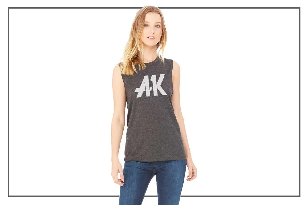 AK11 Dark Gray Muscle Tank