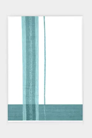 Alex Inila - Sea Blue Smooth Cotton Double Layered Dhoti With Fancy Borders | Uathayam