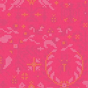 Alison Glass - Sunprints 20 - Menagerie - Salmon
