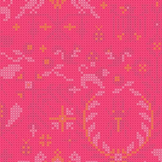 Alison Glass - Sunprints 20 - Menagerie - Salmon