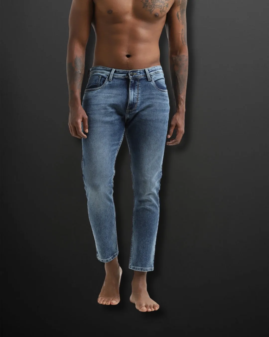 ANKLE FIT JEANS