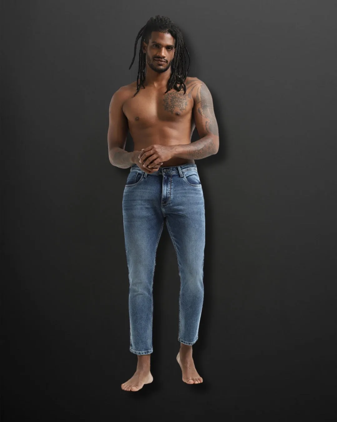 ANKLE FIT JEANS