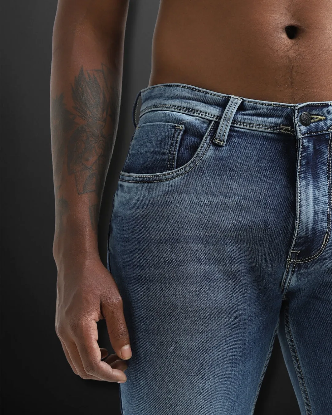 ANKLE FIT JEANS