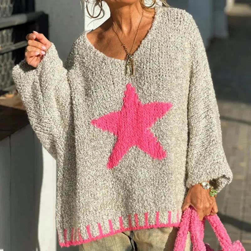 Aria - V-neck Knit Jumper