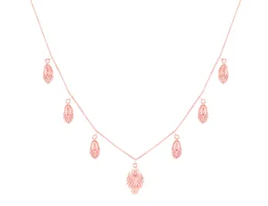Artemis Slider Choker Necklace, Rose Gold