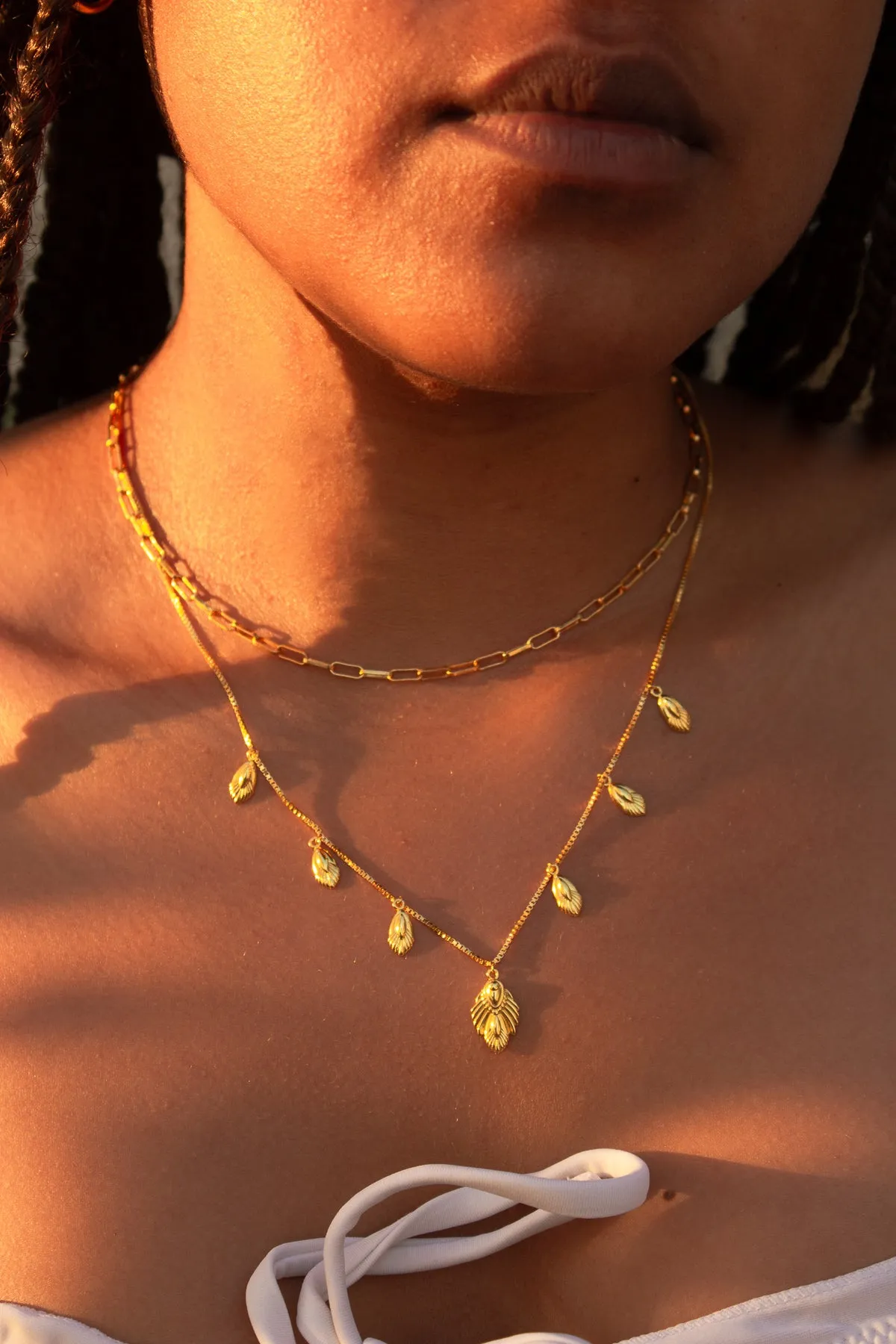 Artemis Slider Choker Necklace, Rose Gold