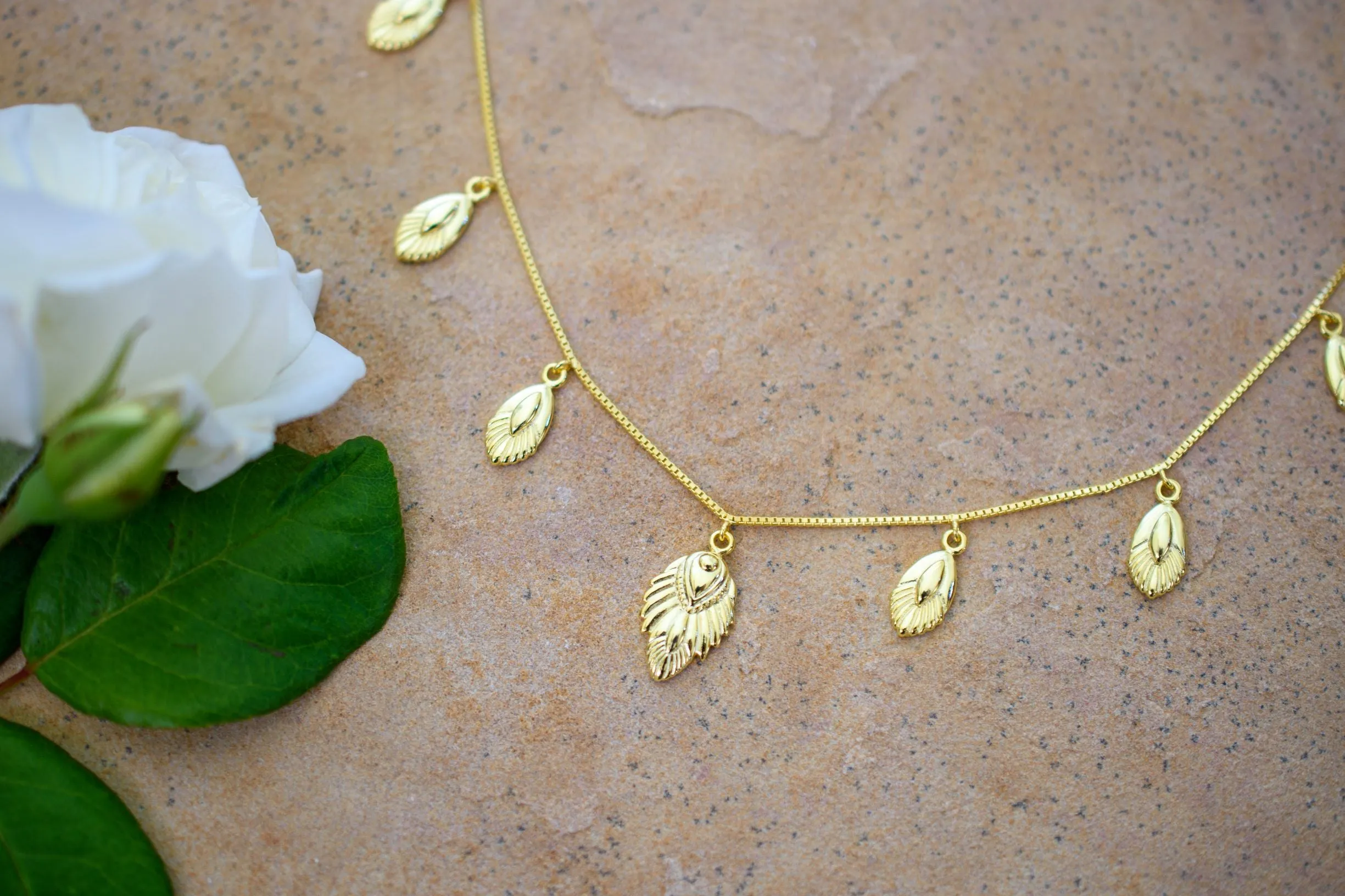 Artemis Slider Choker Necklace, Rose Gold