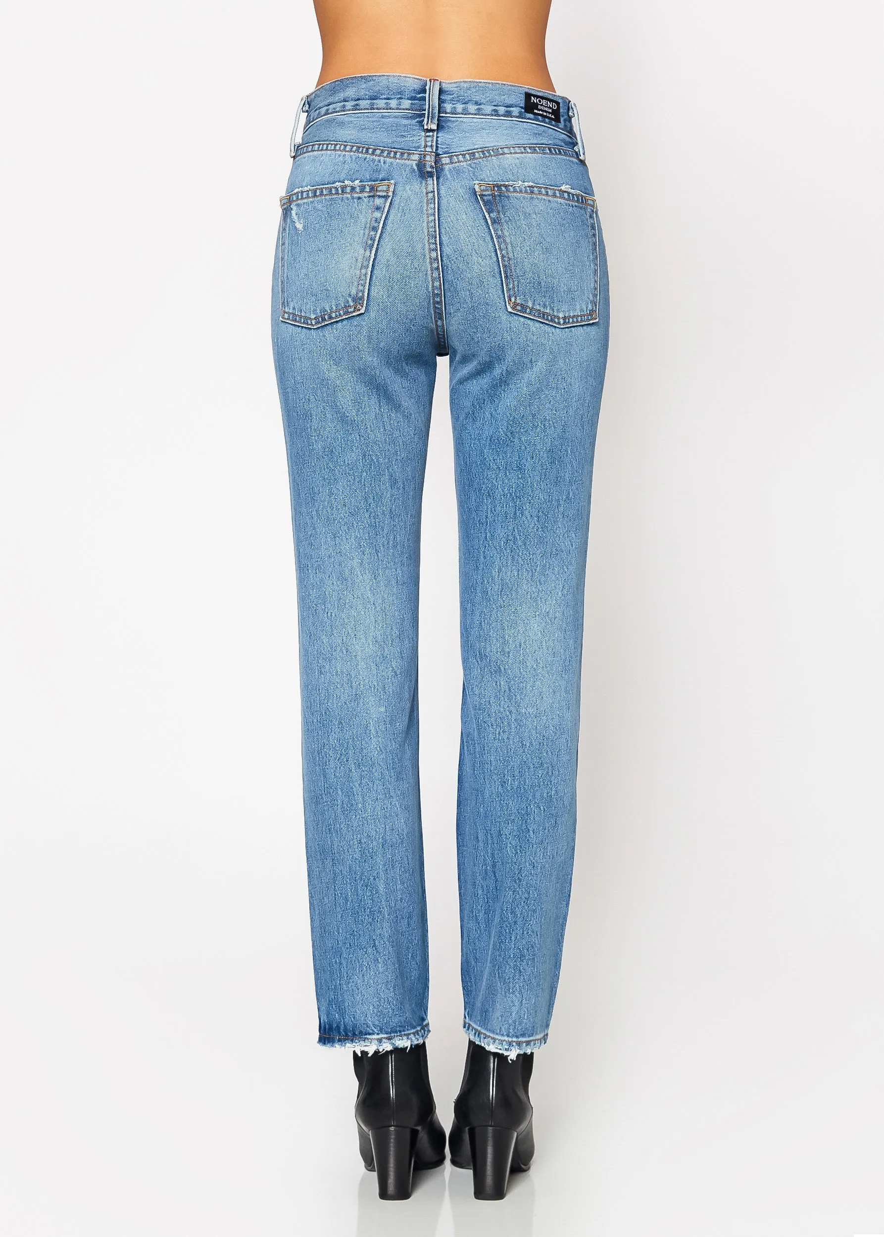 Astoria Mid Rise Crop Straight