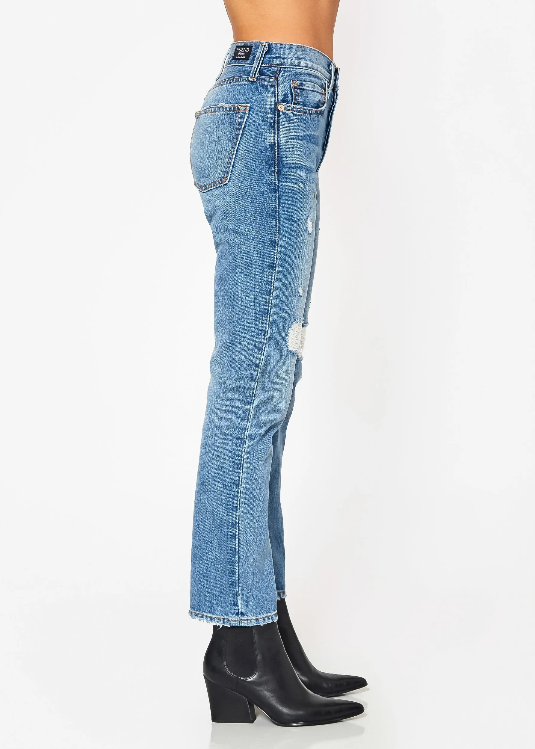 Astoria Mid Rise Crop Straight