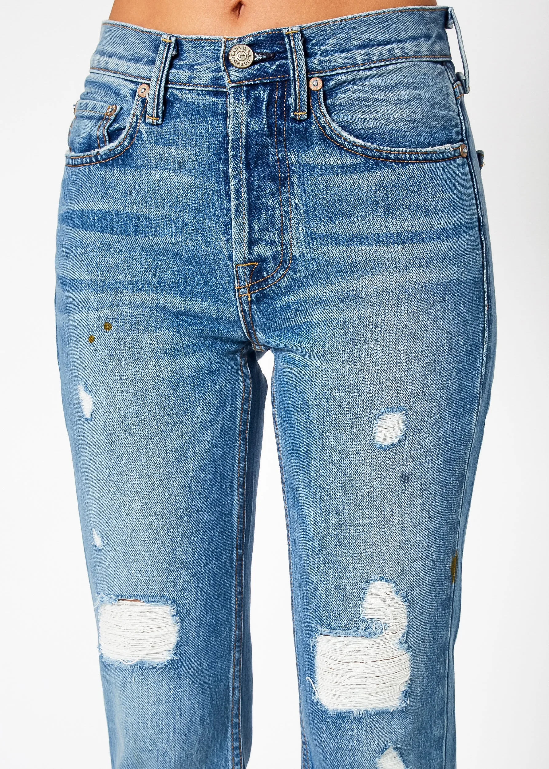 Astoria Mid Rise Crop Straight