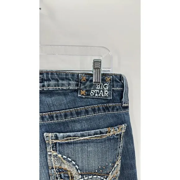Big Star Maddie boot mid rise fit jeans 31x37 extra long western rodeo farm