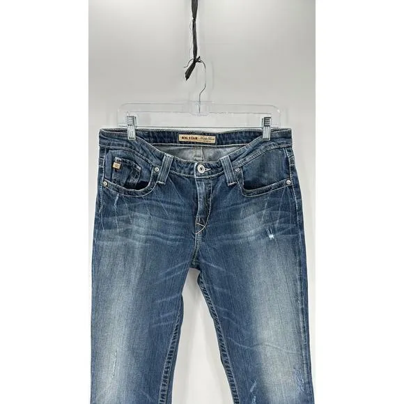 Big Star Maddie boot mid rise fit jeans 31x37 extra long western rodeo farm