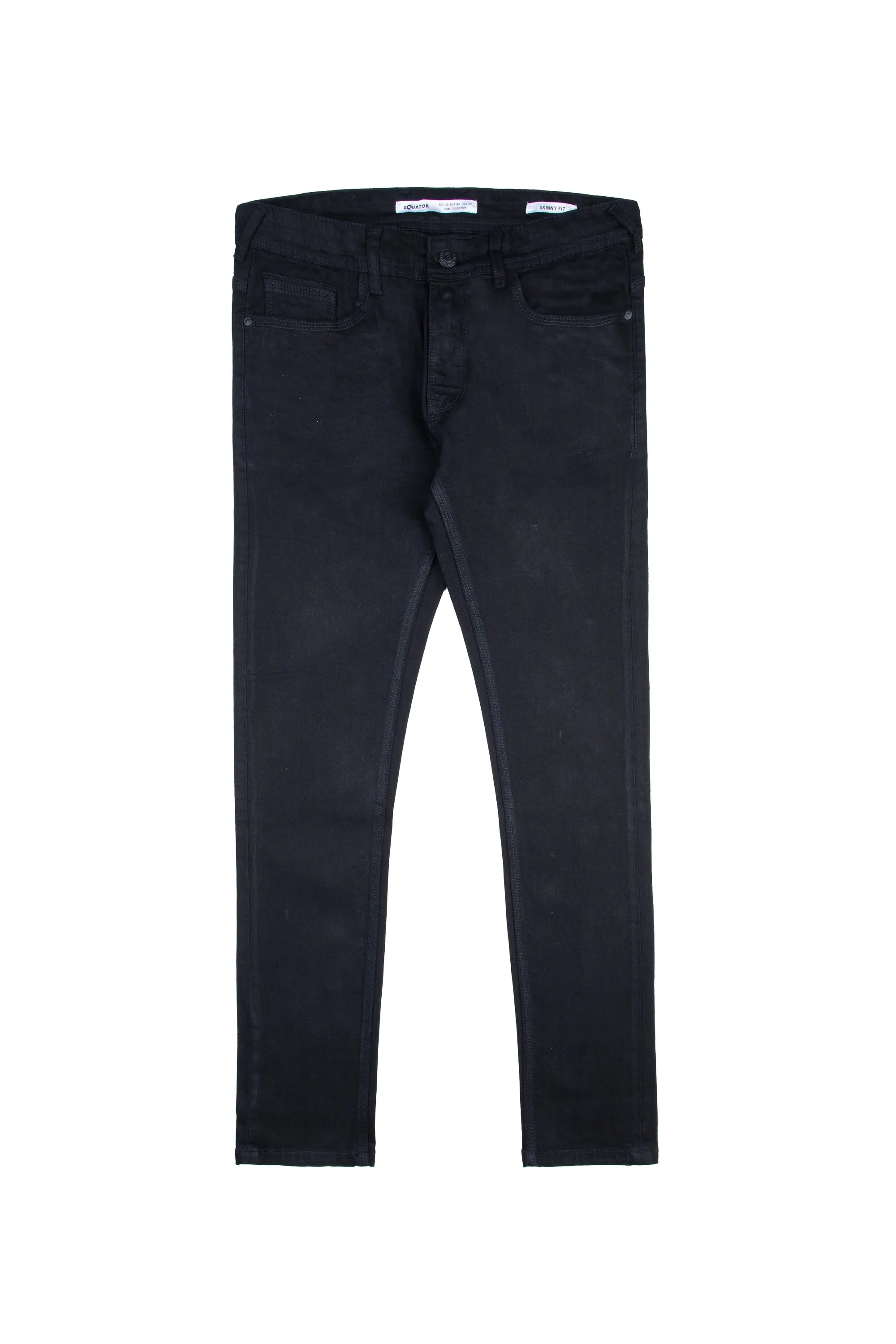 Black Cropped Fit Jeans