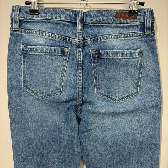 Blank NYC The Varick‎ Kick Flare Raw Hem Cropped Jeans