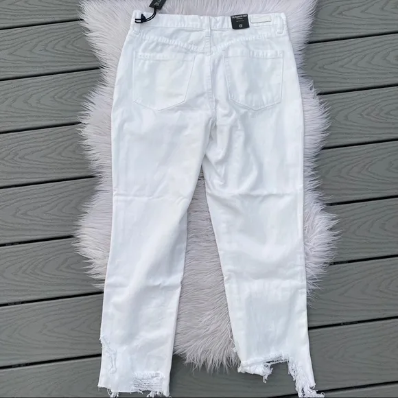 Blank NYC White Distressed Jeans