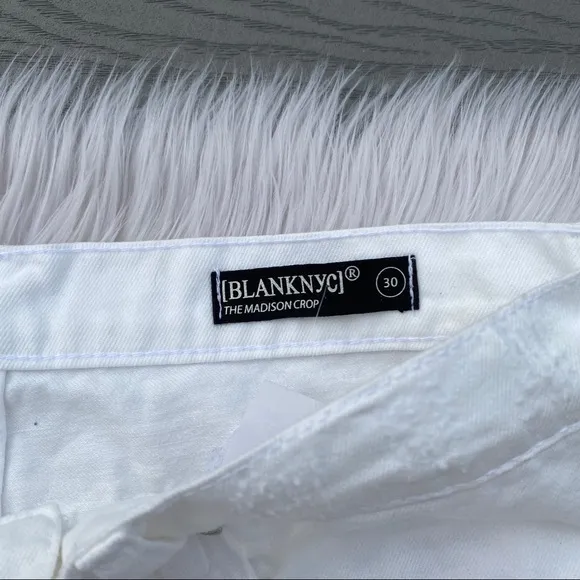 Blank NYC White Distressed Jeans