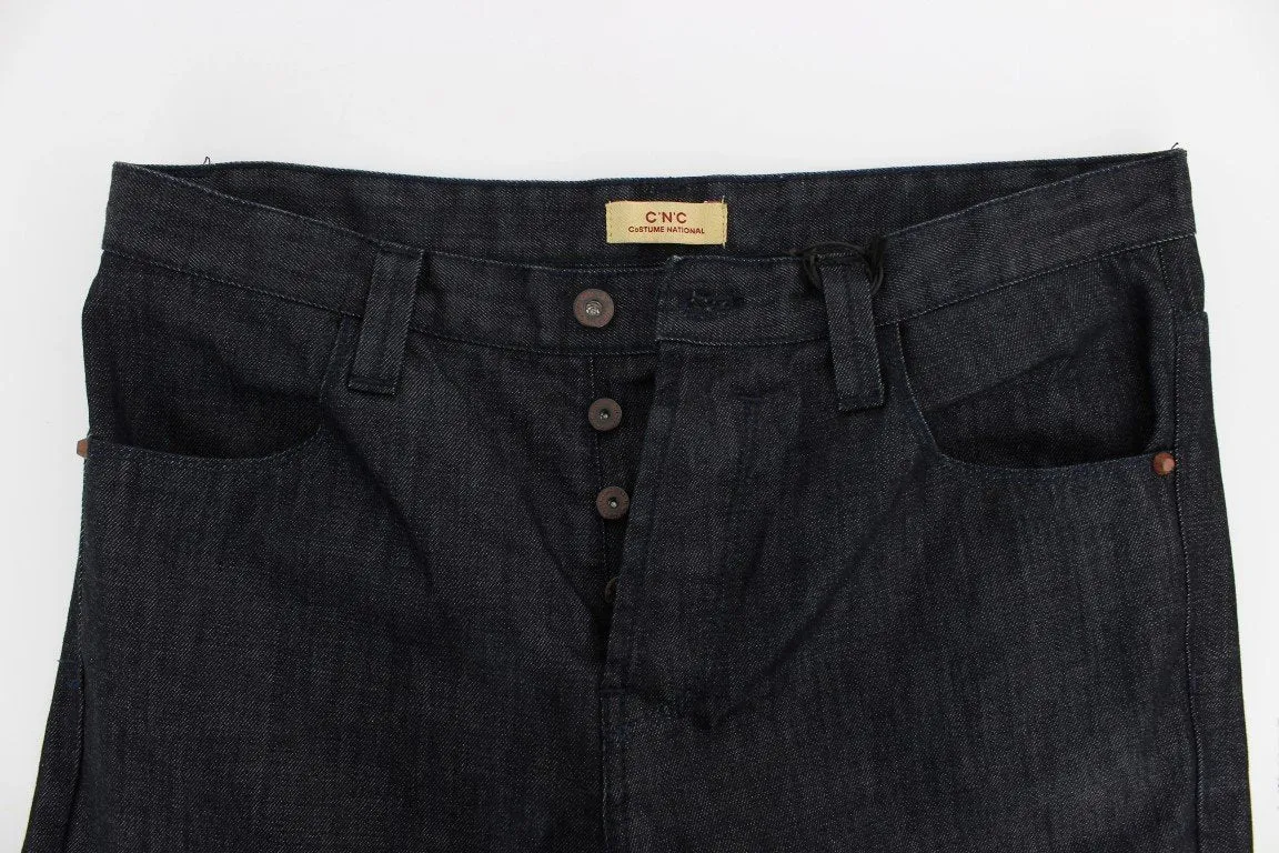 Blue Regular Fit Cotton Denim Jeans