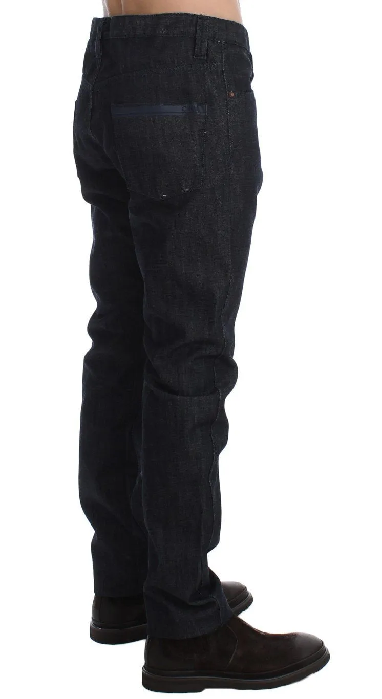 Blue Regular Fit Cotton Denim Jeans