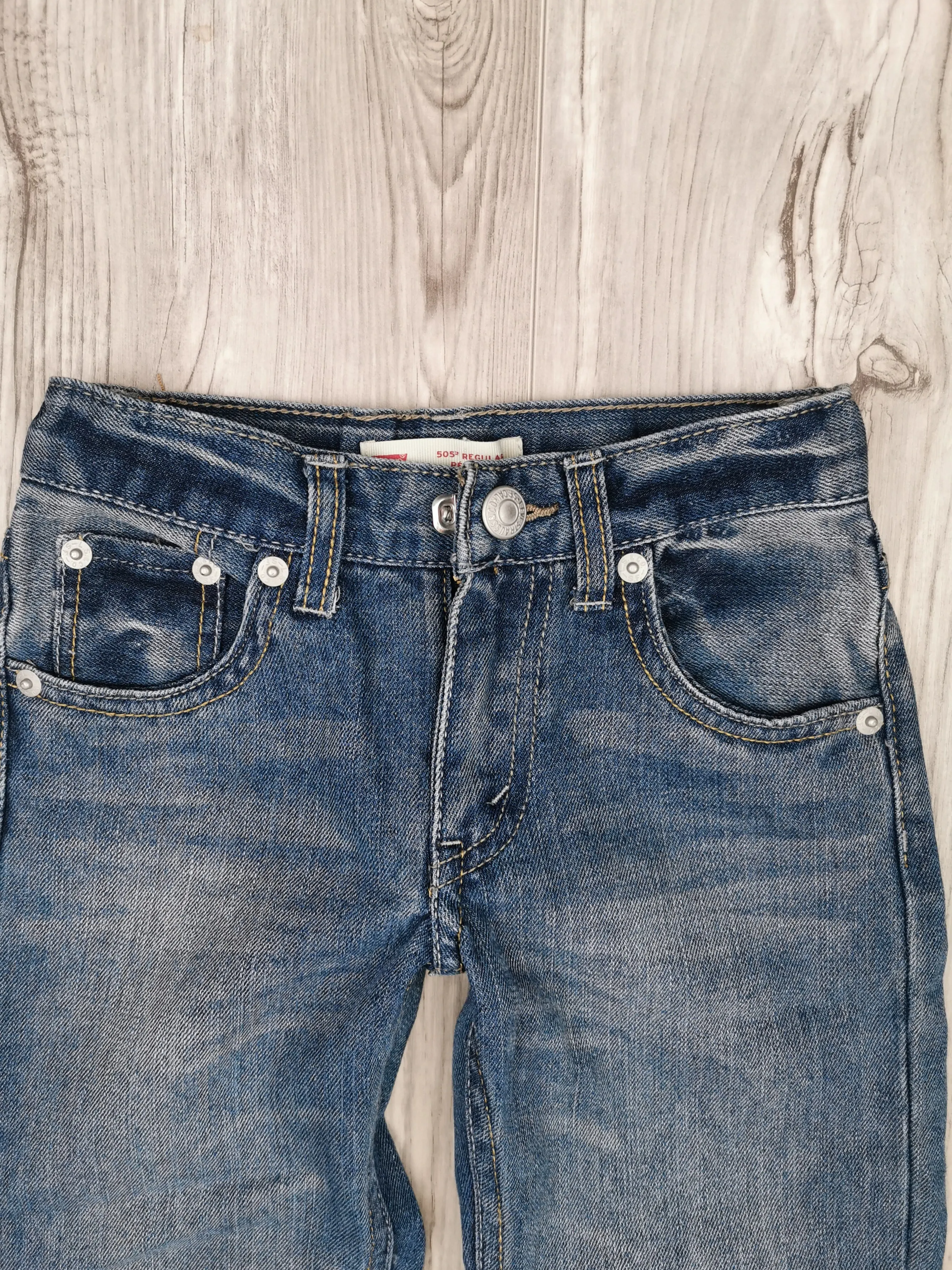 BOY SIZE 5 YEARS - LEVI'S 505, Regular Fit Jeans EUC B48
