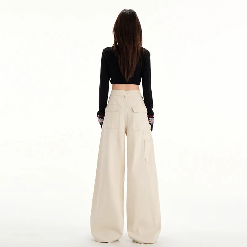 Casual Wide-Leg Jeans with a Comfortable Fit