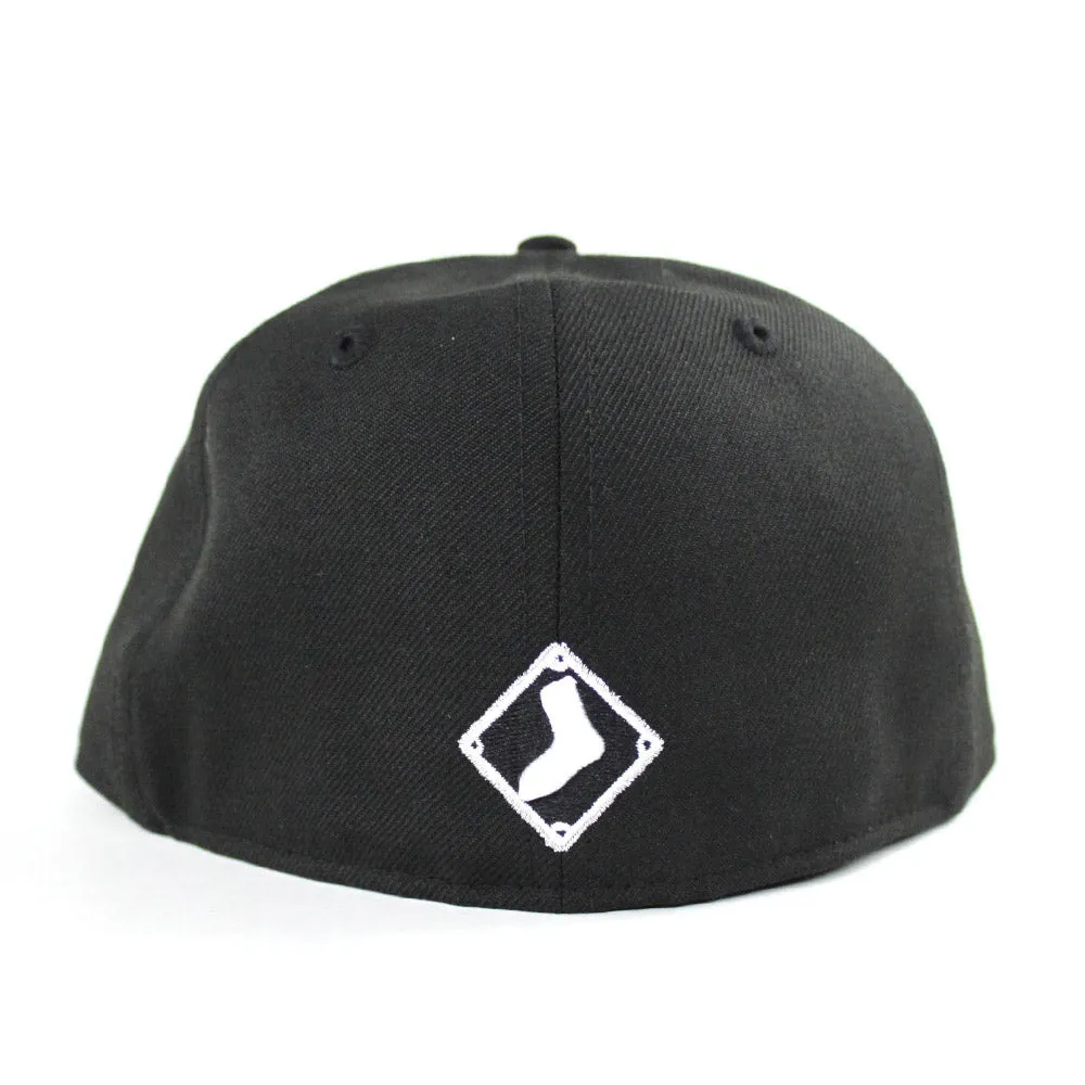 Chicago White Sox New Era 59Fifty Fitted Hat (Black Red Under Brim)