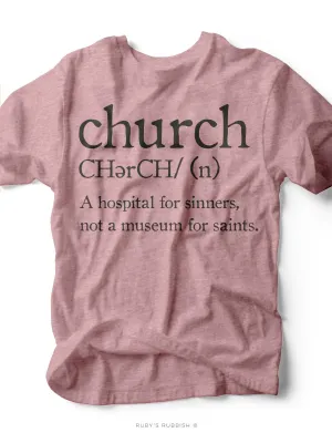 Church Definition | Christian T-Shirt | Ruby’s Rubbish®