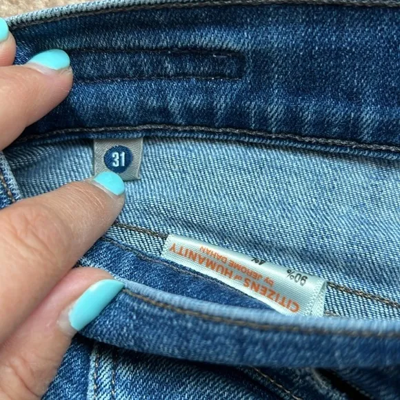 CITIZENS OF HUMANITY ~ Dani Cropped Straight leg jeans