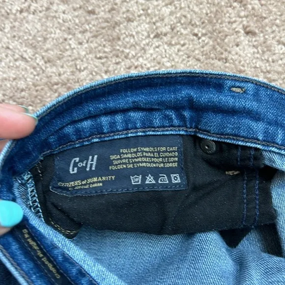 CITIZENS OF HUMANITY ~ Dani Cropped Straight leg jeans