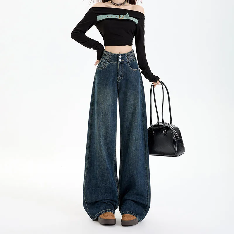 Comfortable Loose-Fit Straight Leg Jeans for Women