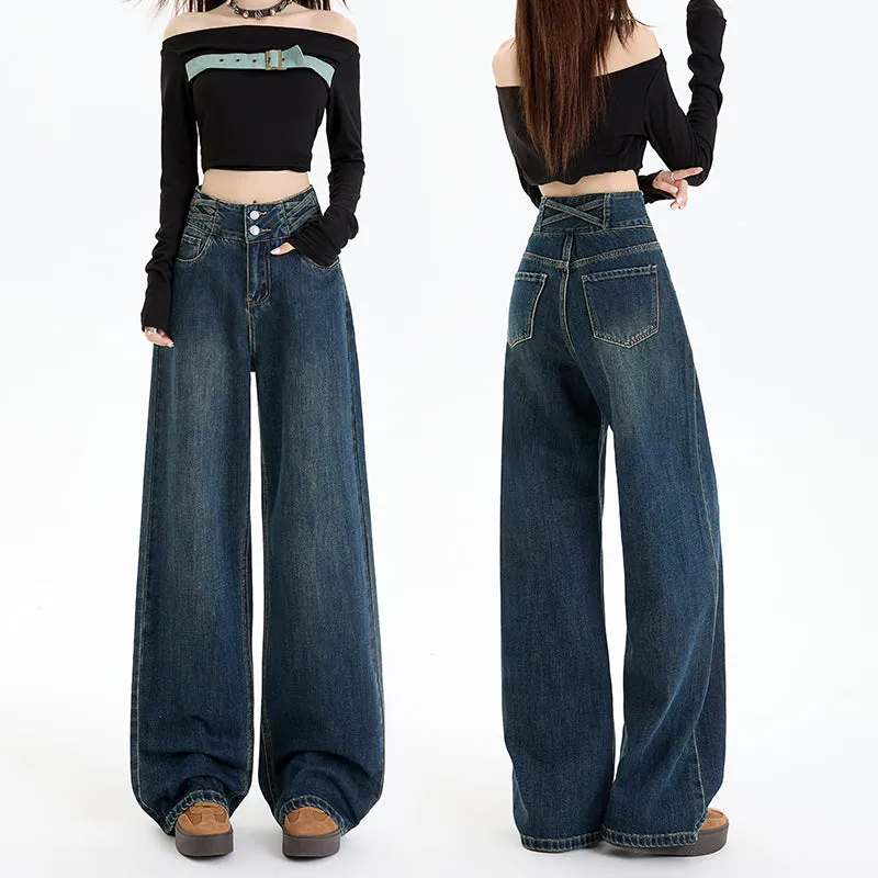 Comfortable Loose-Fit Straight Leg Jeans for Women