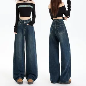 Comfortable Loose-Fit Straight Leg Jeans for Women