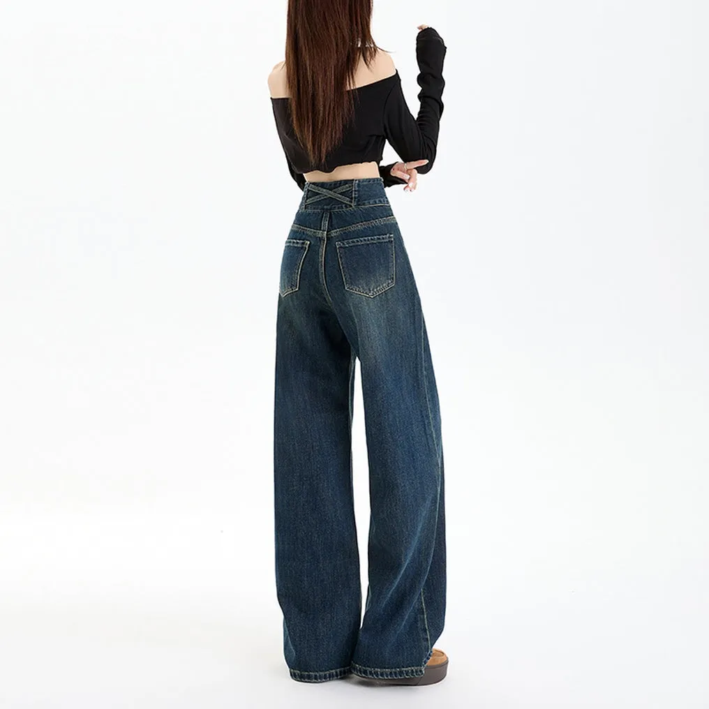 Comfortable Loose-Fit Straight Leg Jeans for Women