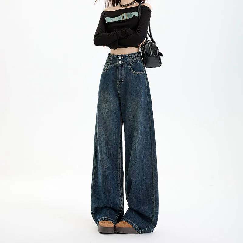 Comfortable Loose-Fit Straight Leg Jeans for Women