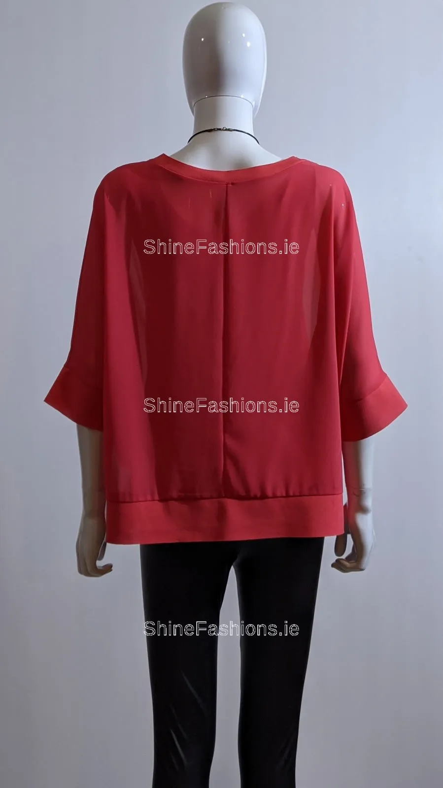 Coral Necklace Loose Top