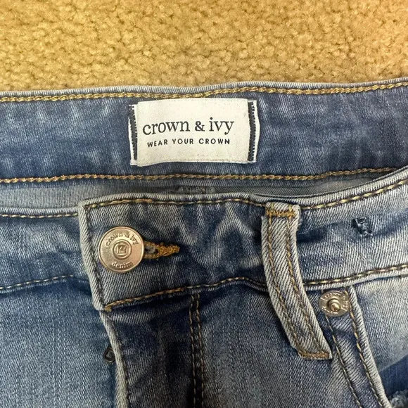 Crown &amp; Ivy : High Rise Skinny jeans size 10