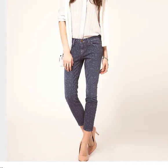 Current/Elliott Stiletto Lake Ditsy Jeans
