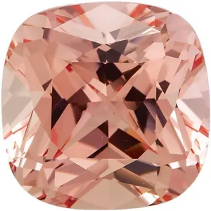 Cushion FAB Lab-Grown Champagne Sapphire Gems